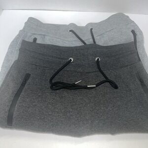 2 Pairs Of Pure Champ Joggers Men's Small Light And Dark Grey Fitted Ankle Cuff